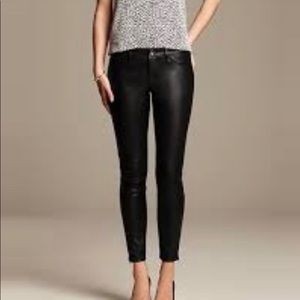 Banana Republic leather pants